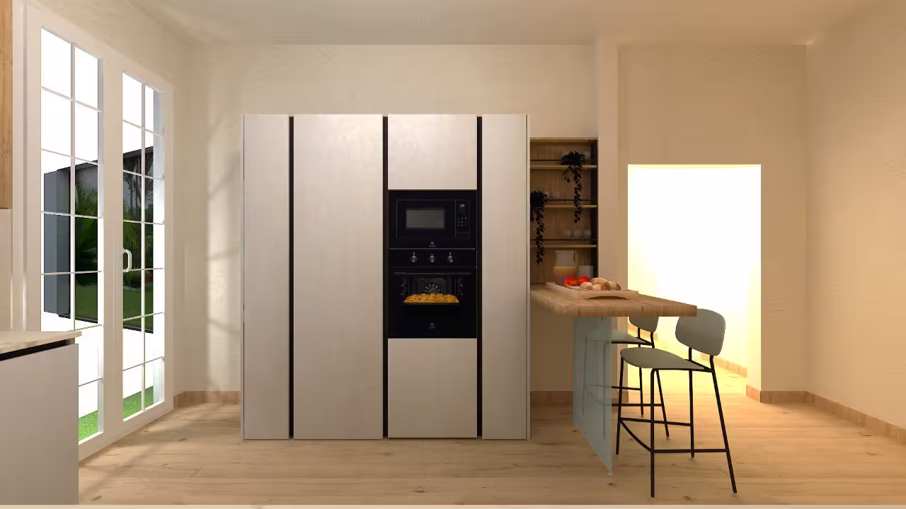 Progetto 3D di cucina realizzato da Arredocasa Quarrata (foto 2 di 15)