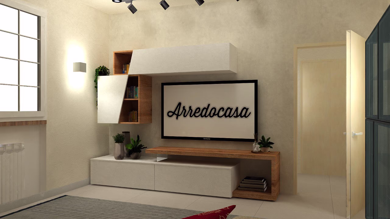 Progetto 3D di zona giorno realizzato da Arredocasa Quarrata (foto 10 di 22)