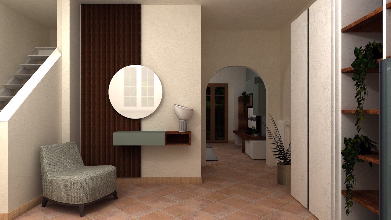 Progetto 3D di zona giorno realizzato da Arredocasa Quarrata (foto 12 di 22)