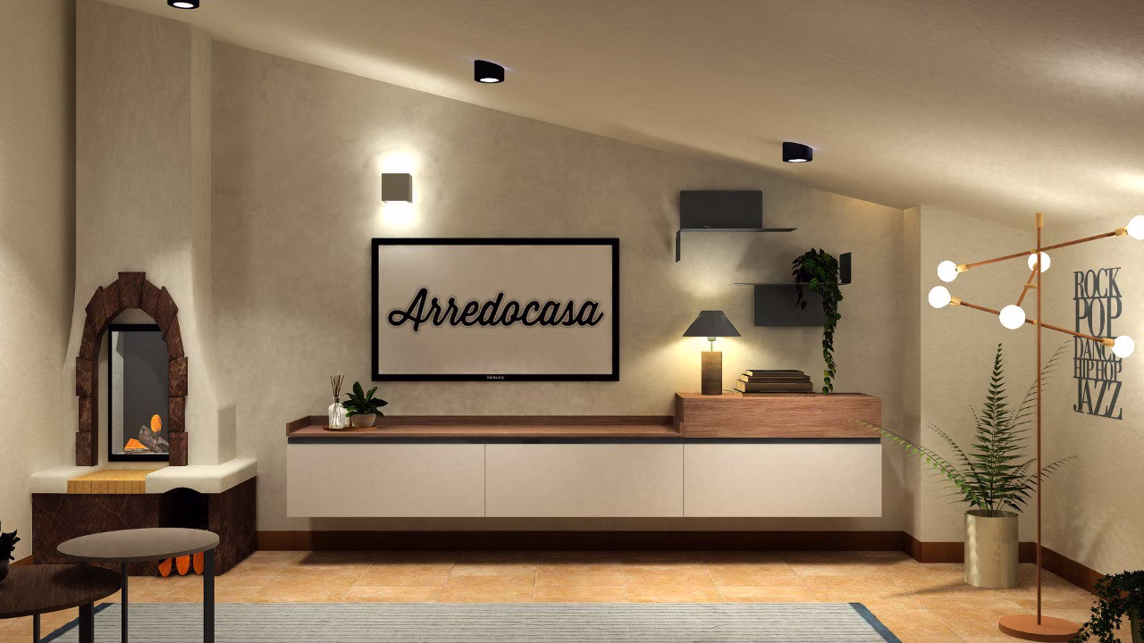 Progetto 3D di zona giorno realizzato da Arredocasa Quarrata (foto 14 di 22)