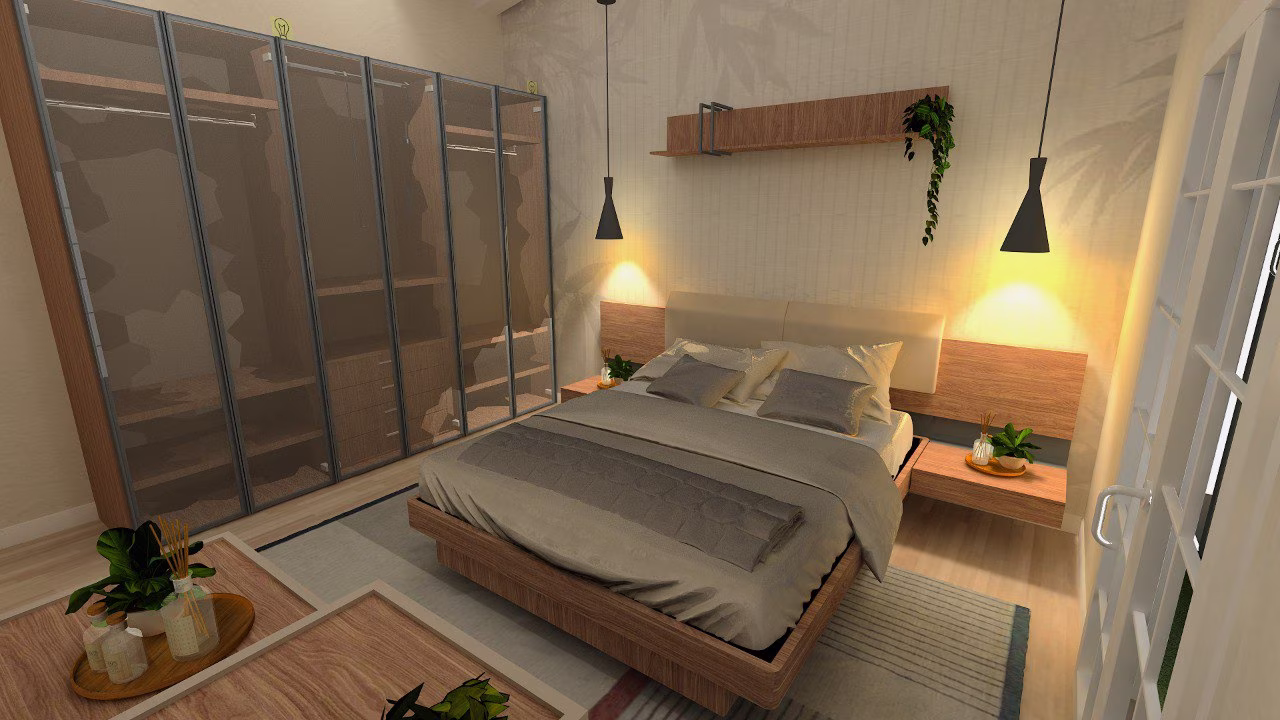 Progetto 3D di zona notte realizzato da Arredocasa Quarrata (foto 10 di 14)